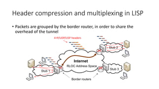 Header compression and multiplexing in LISP | PPT