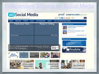 Independent Schools on Social Media 