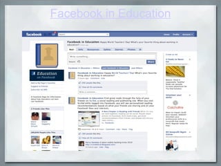 Facebook in Education 