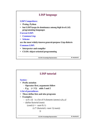 Lisp tutorial | PDF