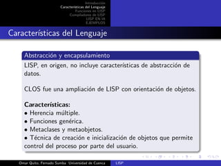 Lisp tutorial en latex | PDF