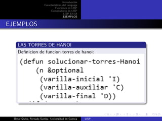 Lisp tutorial en latex | PDF