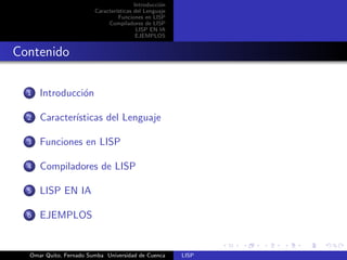 Lisp tutorial en latex | PDF