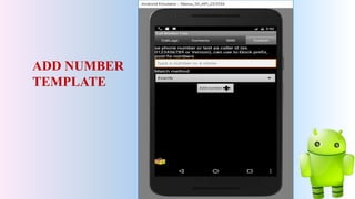 ADD NUMBER
TEMPLATE
 