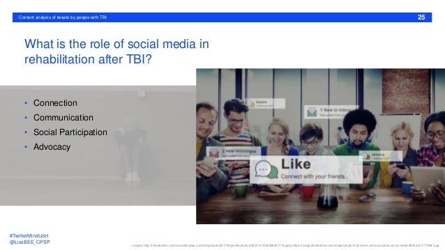 Using social media in research and rehabilitation with ...
