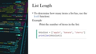 Lists In Algorithm Lists Data Structures and Algorithm.pptx