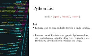 Lists Data Structures and Algorithm.pptx