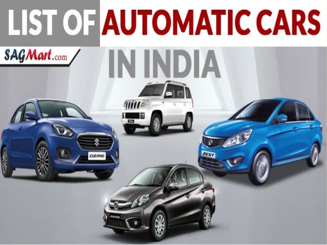 List Of Cars >> Find New List Of Automatic Cars In India List Of Cars >> Find New List Of Automatic Cars In India