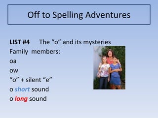 Off to Spelling Adventures ,[object Object],[object Object],[object Object],[object Object],[object Object],[object Object],[object Object]