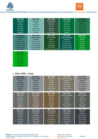 Lista de-cores-ral | PDF