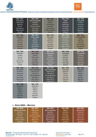 Lista de-cores-ral | PDF
