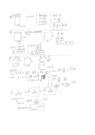 Lista   sólidos de revolução - gabarito