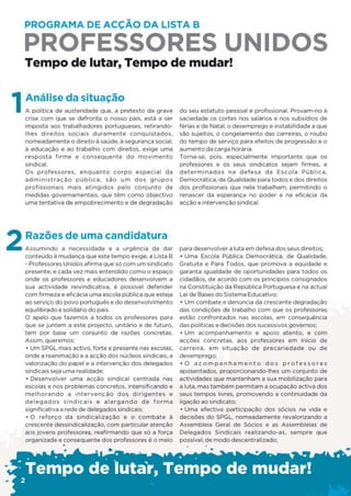 VOTA LISTA B | Eleições no SPGL - 31.05.2012