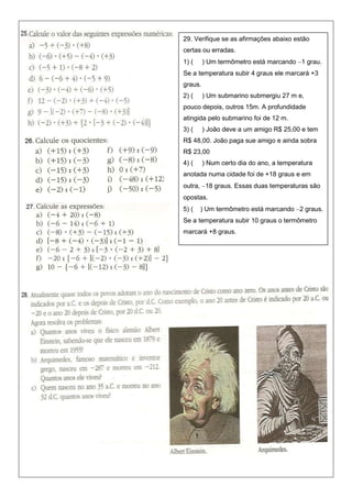 Lista bimestral 6ª Série