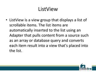 List adapter with multiple objects | PPT