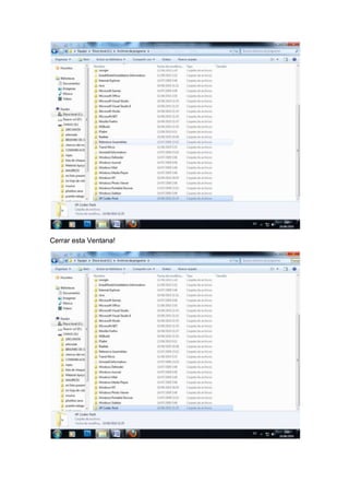 Lista de chequeo pantallasos
