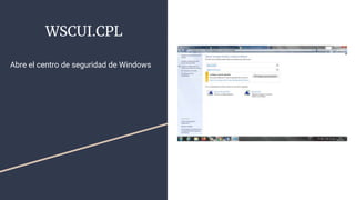 Lista de comandos de windows | PPTX