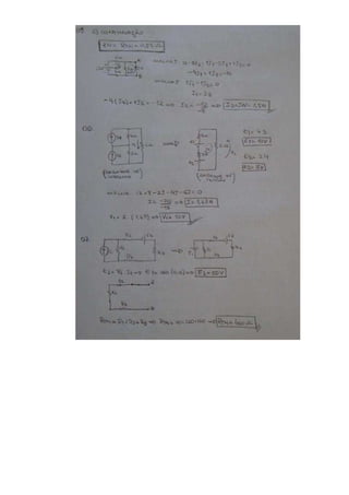 Lista de exercicios eletricidade capacitores e resistores 
