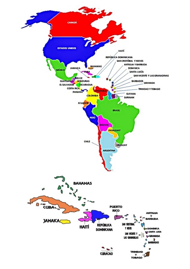 Pa ses y capitales de am rica - Listado De Los Pases De Amrica Y Sus Capitales 3 638