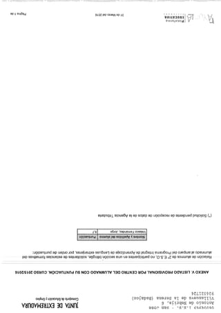 Listado inmersión lingüística