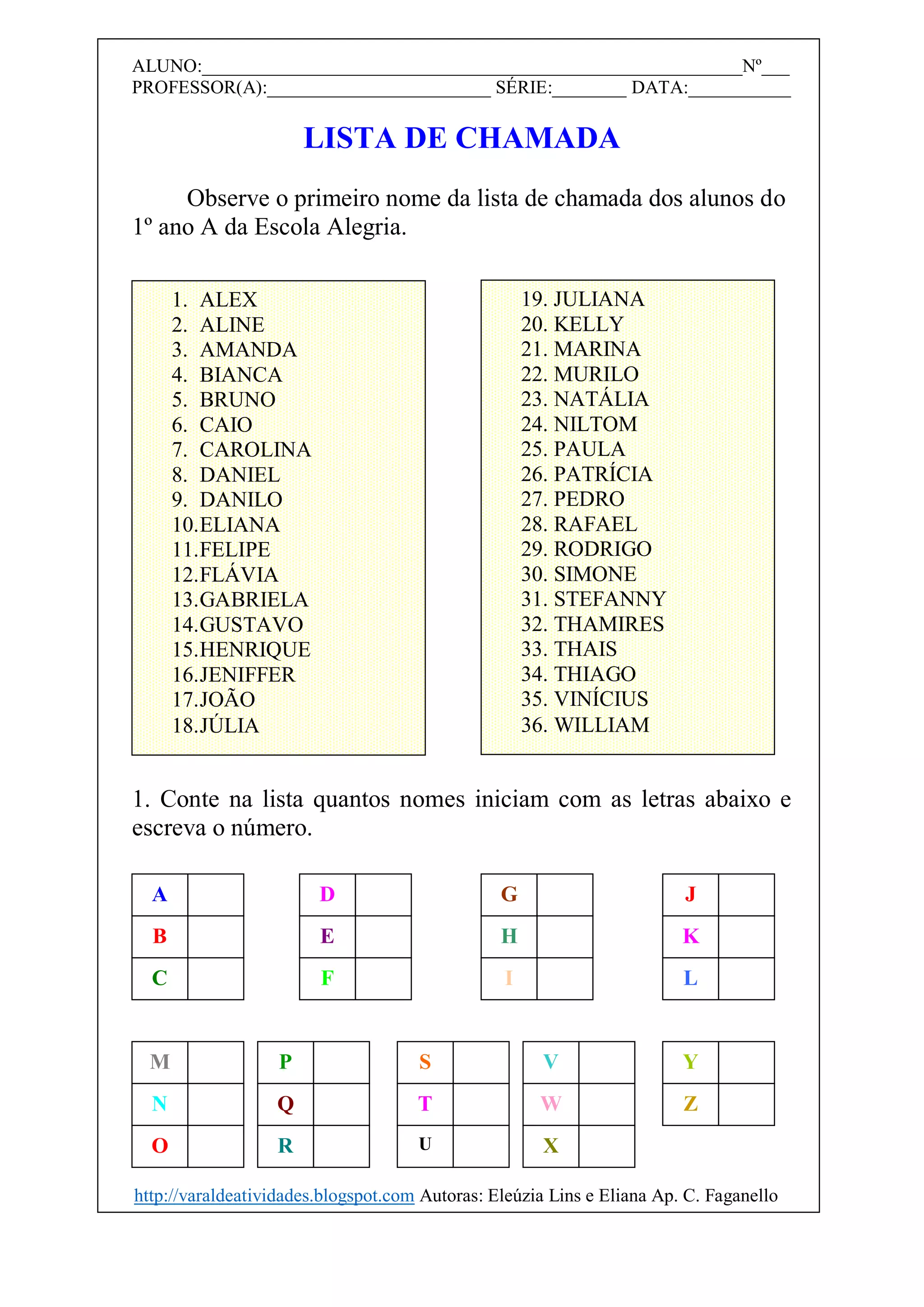 2ª Sequência Didática - Gênero textual: Lista | PDF