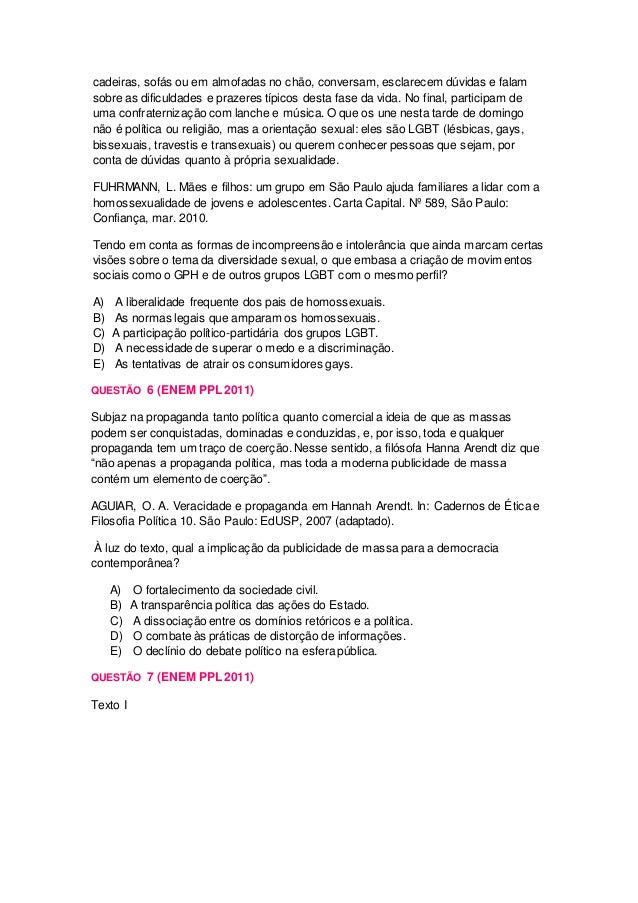 Enem Mec Com Base No Texto Ao Favorecer
