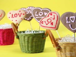 Cookie Pops LOV Sabor Chocolate y Vainilla Decoración Glacé 