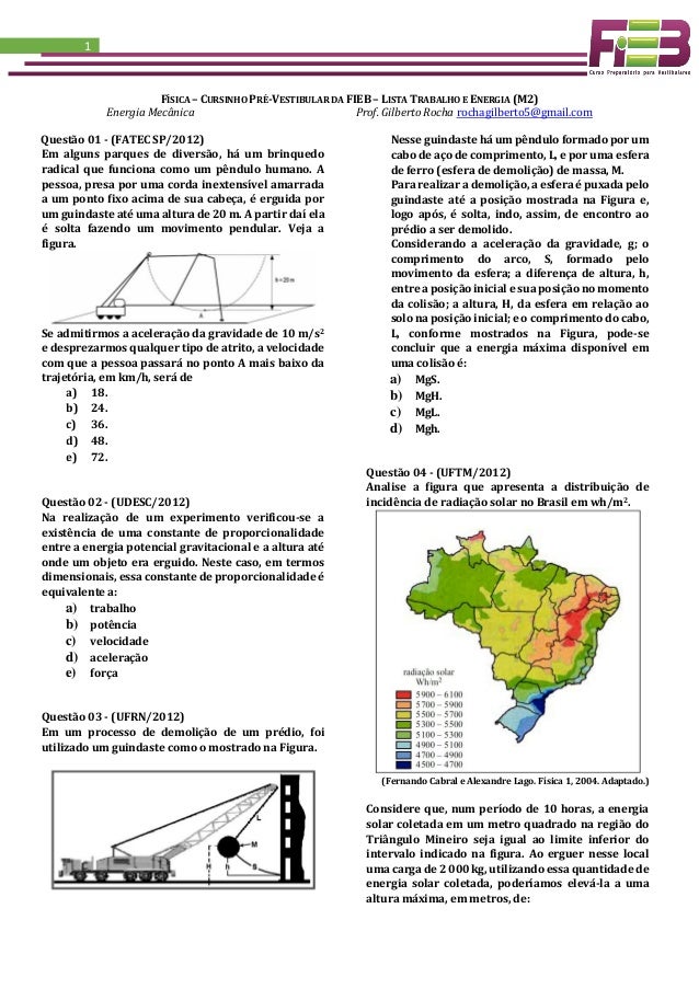 Eletrodinamica exercicios