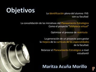 Presentación de la propuestas de la Lista P