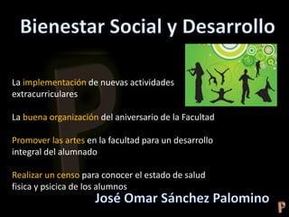 Presentación de la propuestas de la Lista P