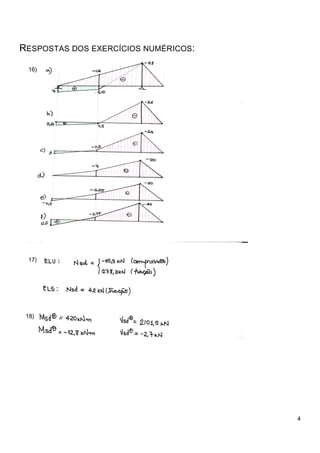 4
RESPOSTAS DOS EXERCÍCIOS NUMÉRICOS:
16)
17)
18)
 