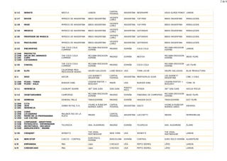 Listas Cortas Ed.2009 Tv Cine