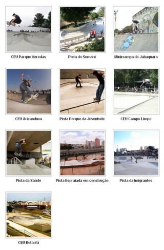 Confira as 10 pistas de skates de São Paulo