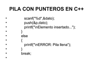 Listas, pilas y colas | PPT