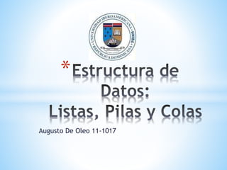 *
Augusto De Oleo 11-1017

 