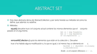 Programación 3: listas y conjuntos en java | PPTX