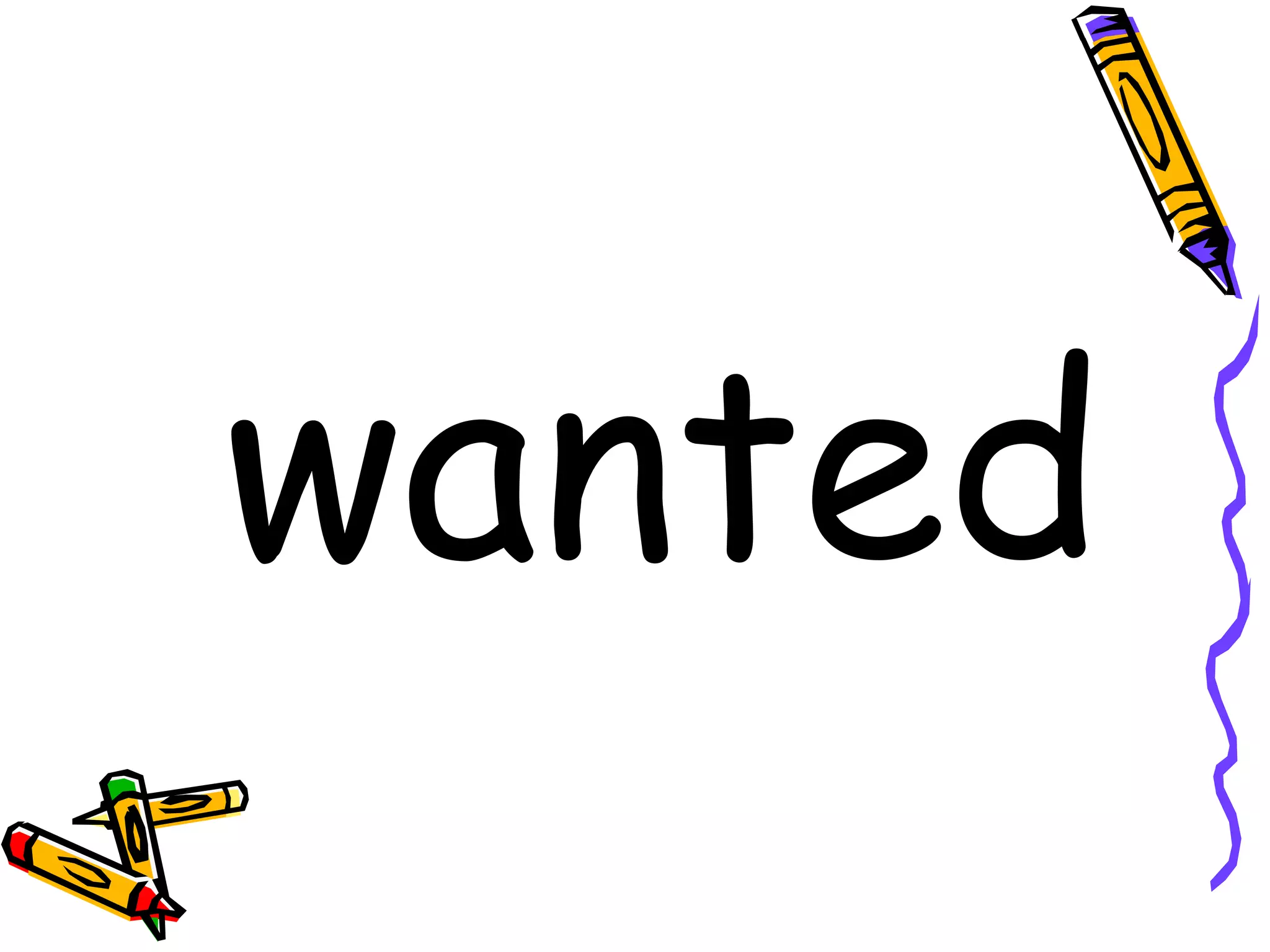 wanted 