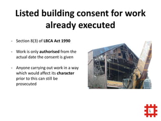 Listed building presentation final | PPTX