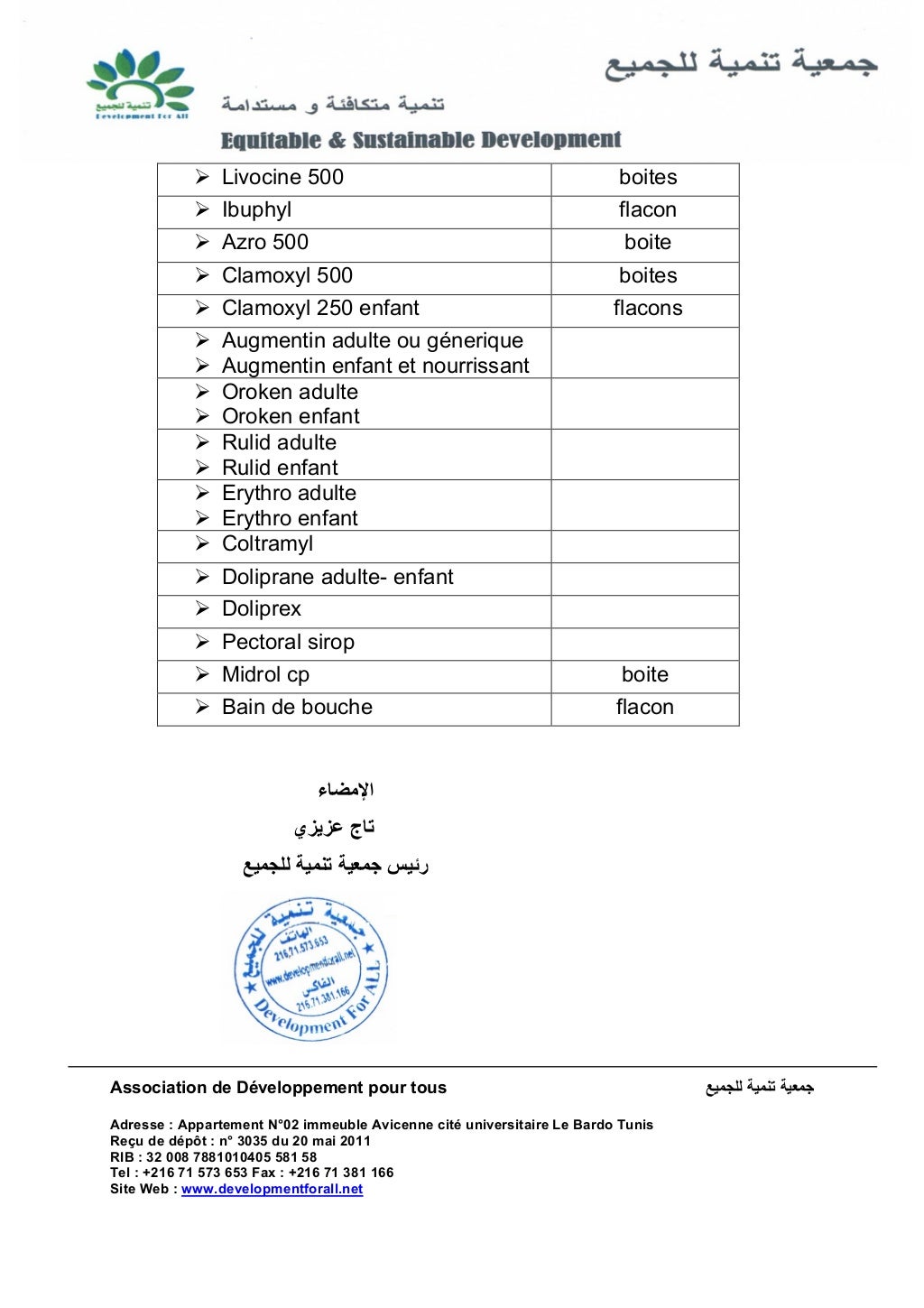 Liste Des Medicaments