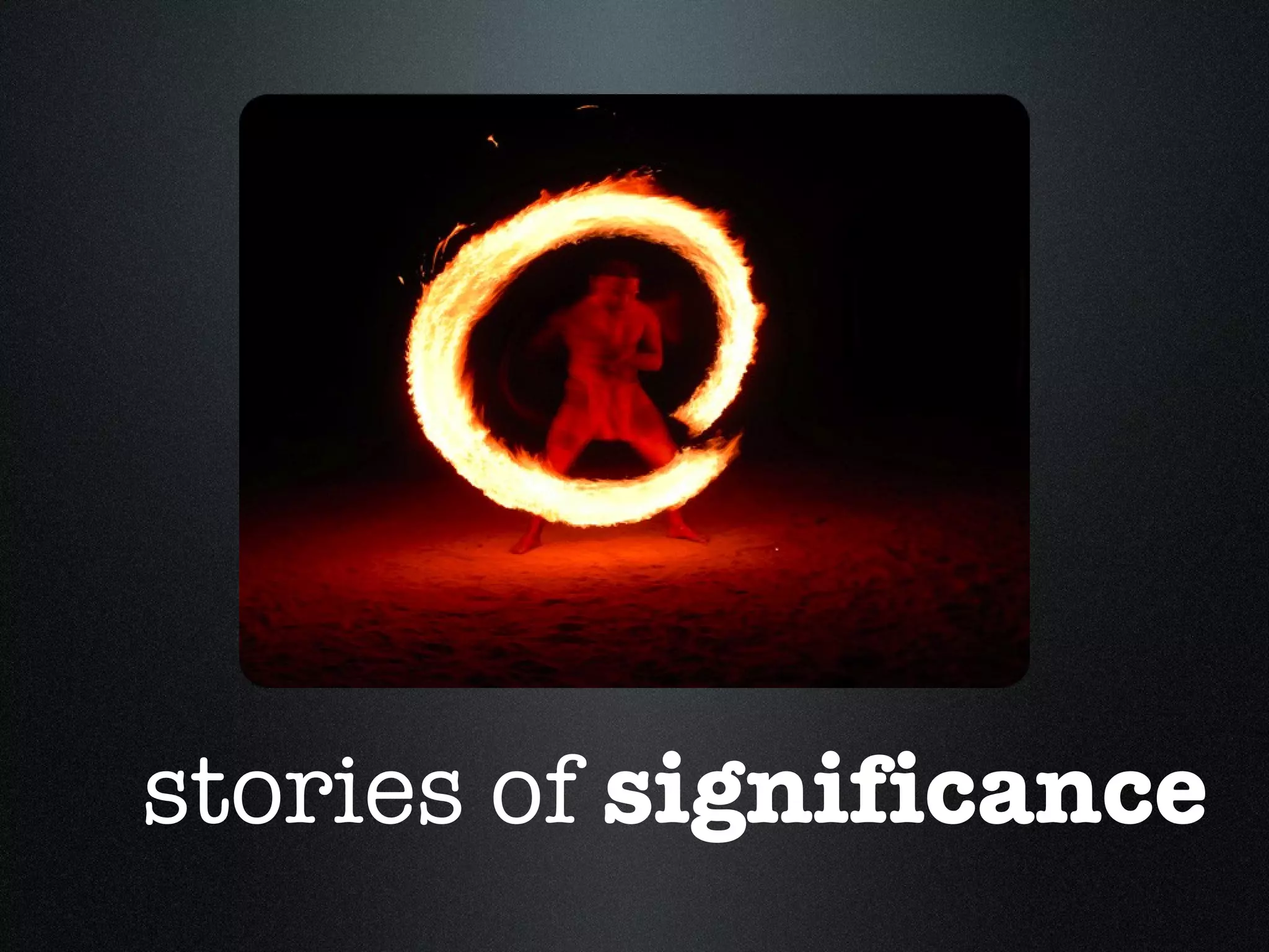 stories of  significance 