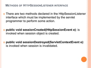 Listeners and filters in servlet | PPT