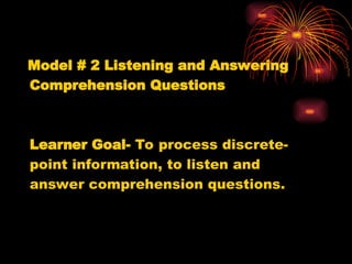 Listening Comprehension Development Developing Listening Skills in Language.ppt