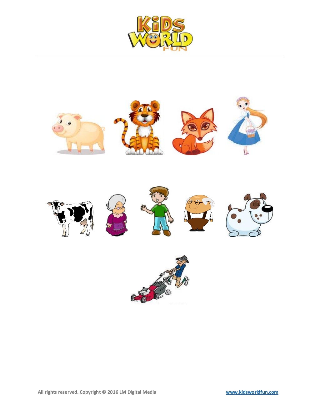 listening comprehension worksheet for 5 6 year old kids