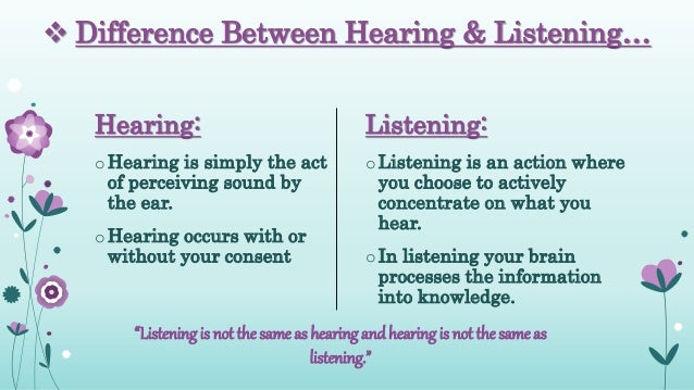 Listening Skills Helpful Presentation