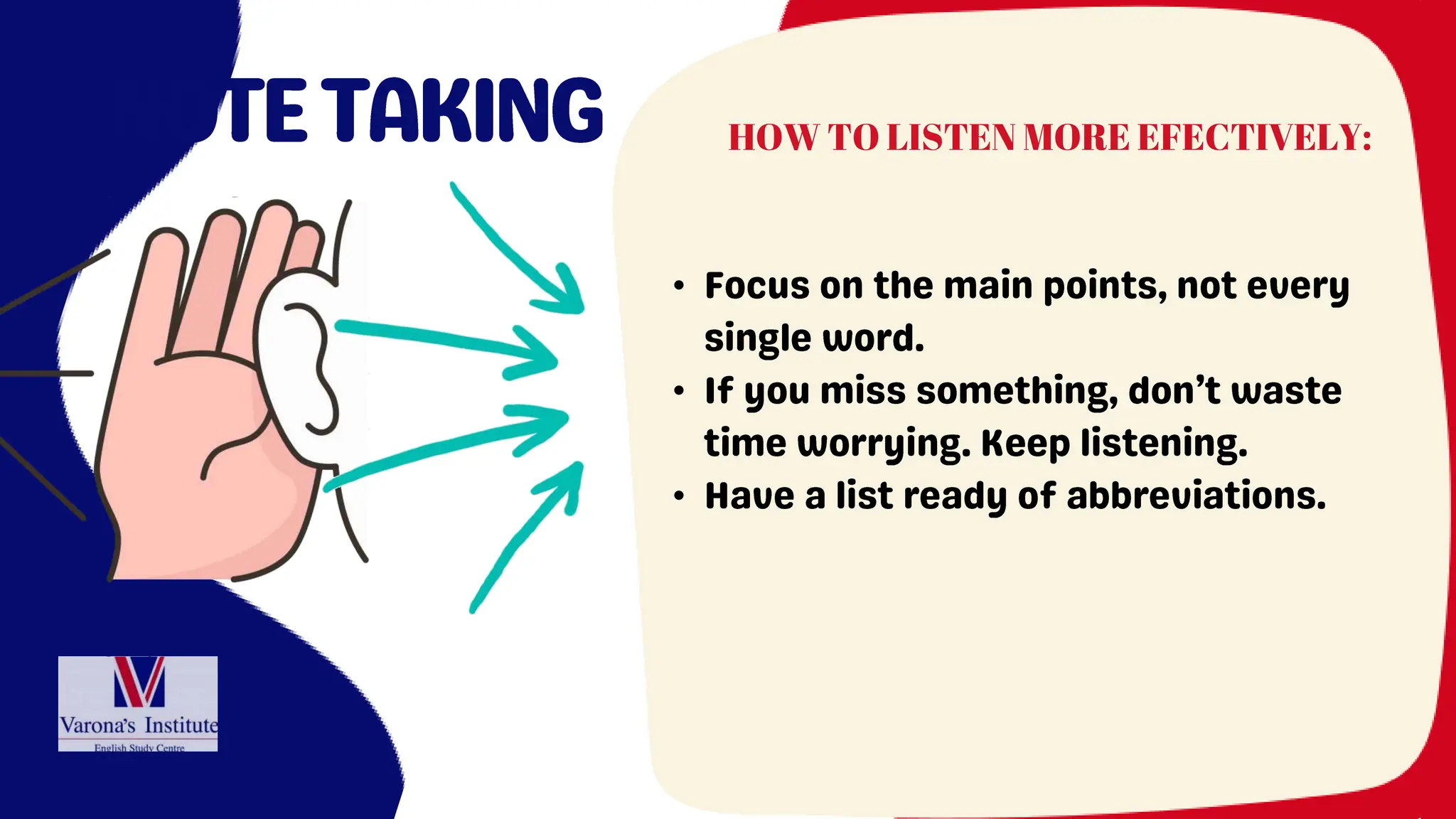 LISTENING ISE III - TAKING NOTES.pptx