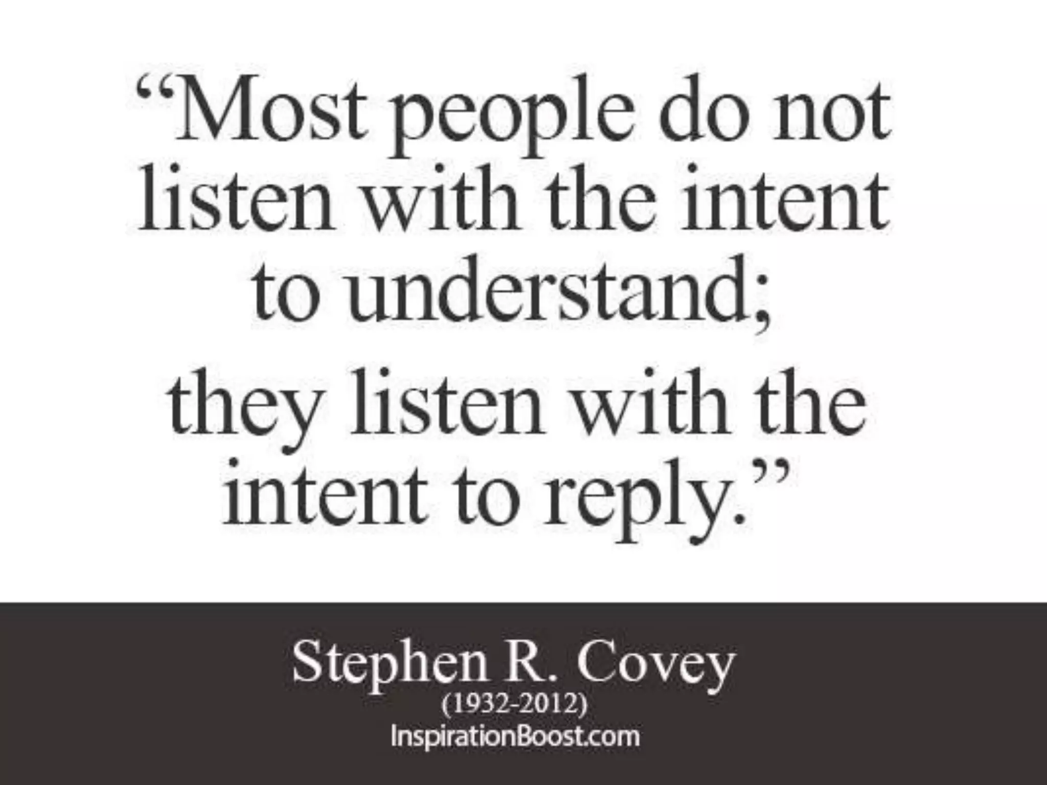 Listening - all concepts