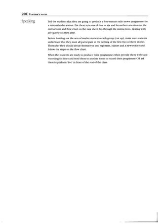 Listening and speaking. advanced.