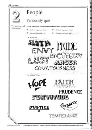 Listening and speaking. advanced.