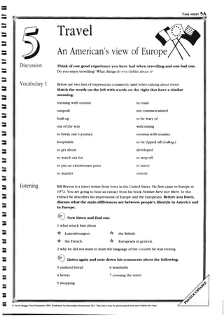 Listening and speaking. advanced.