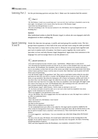 Listening and speaking. advanced.